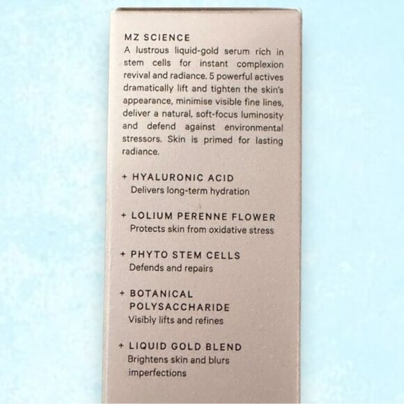 🆕 NWT MZ Skin lift & lustre golden elixir antioxidant serum 30ml/1oz - Picture 8 of 9
